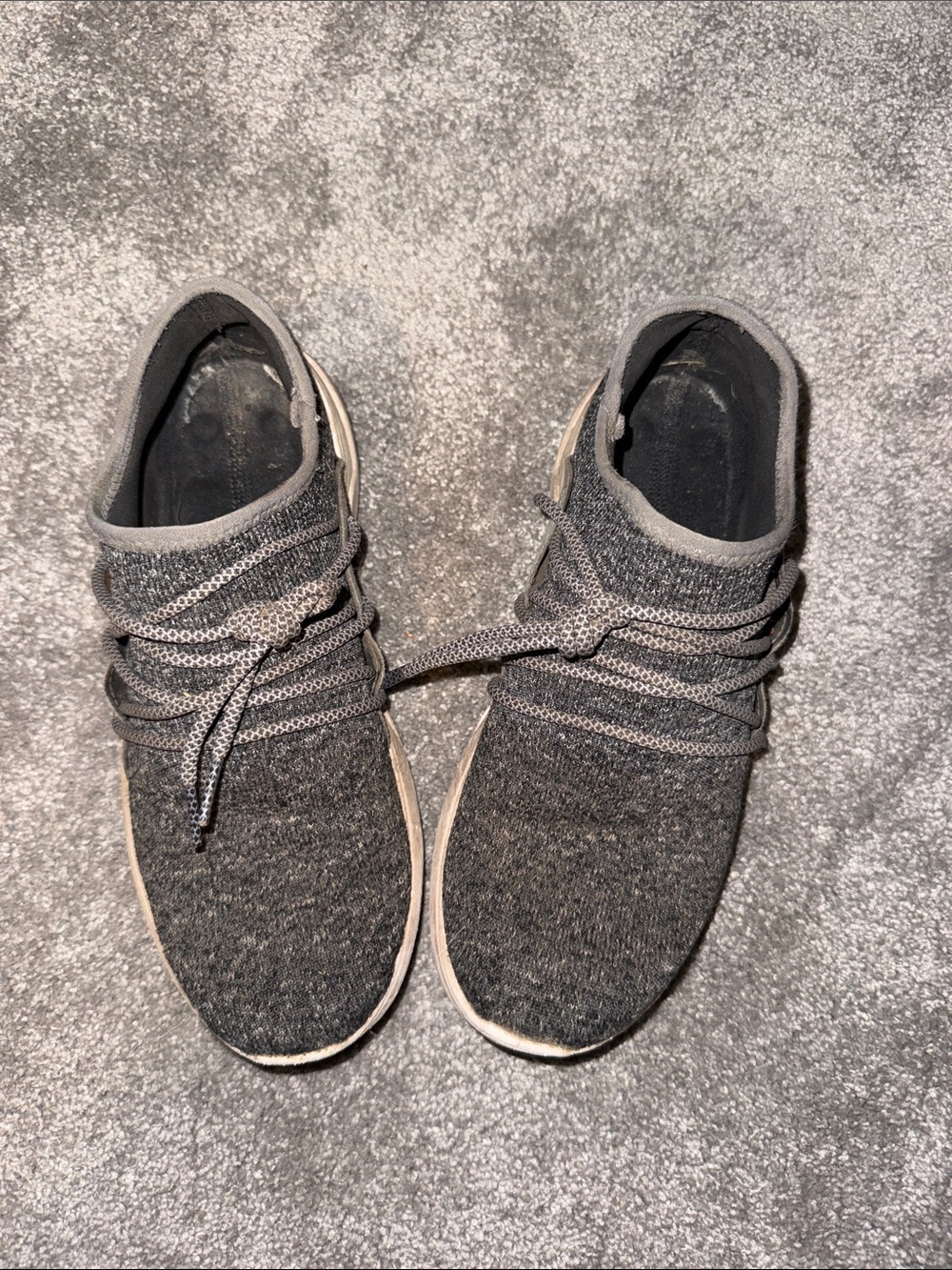 Vessi Women’s water-resistant sneakers in Charcoal Gray